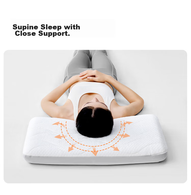 Lafufeier Scientific Zone Cervical Support Pillow, Class A Antibacterial Memory Foam Pillow, Deep Sleep Slow Rebound Pillow, Single Piece 8