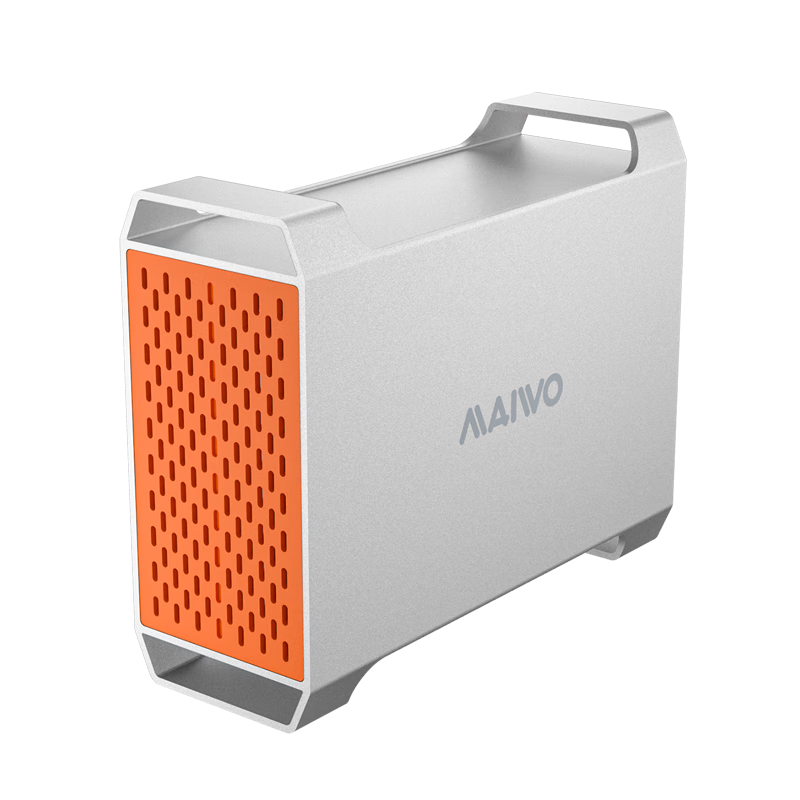 MAIWO 3.5 Inch Hard Drive Enclosure RAID Storage Array Cabinet 3.5 Inch SATA Mechanical Hard Drive Temperature Control Cooling Enclosure K35282CG1
