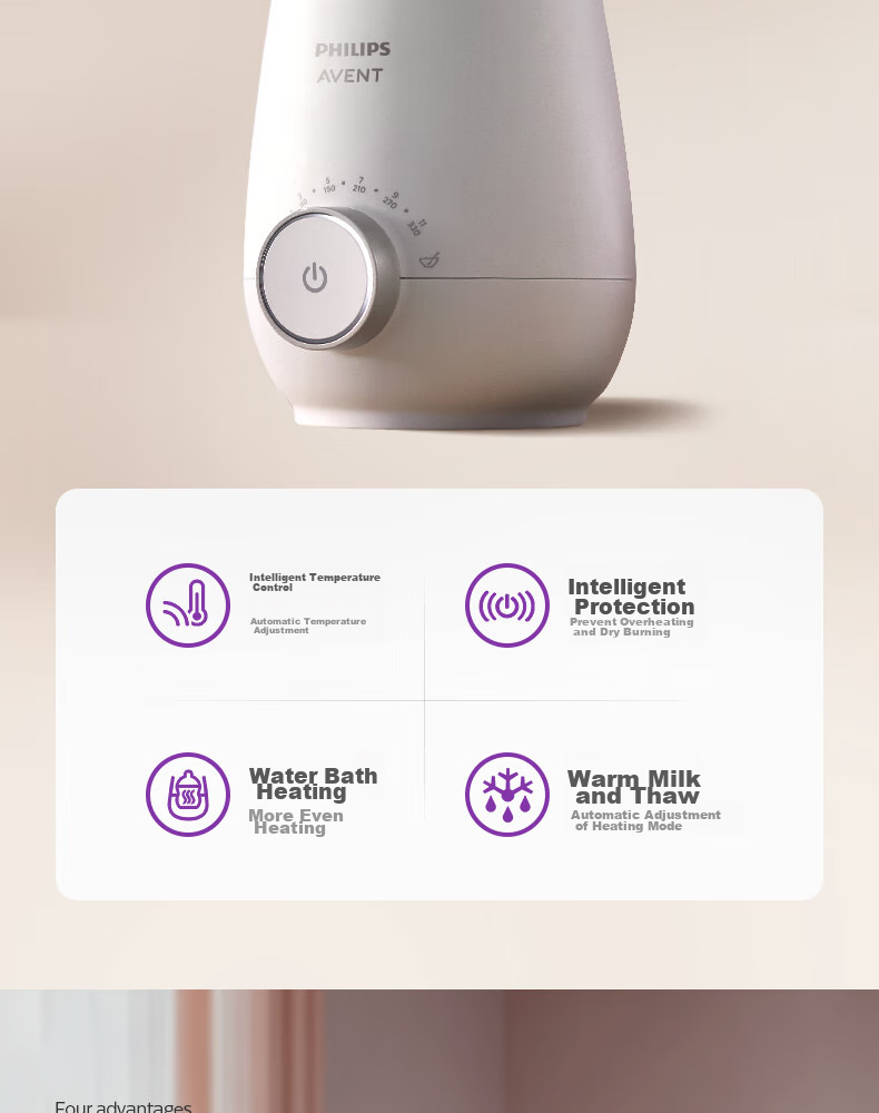AVENT Philips Baby Bottle Sterilizer Steam Disinfector Cabinet, Bottle Warmer, Milk Formula Maker, Milk Warmer with Dryer 3