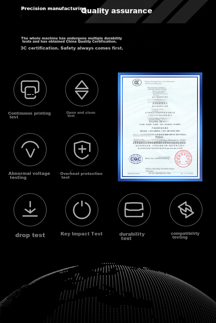 Deli DE-620K Dot Matrix Printer 1+6 Linking with VAT Control Invoice Special Use, Receipt Voucher Express Delivery Outbound Commercial Office Printing 7-Part Continuous Printing 13