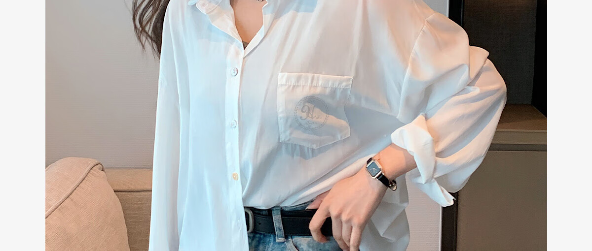 Halo Queen Long Sleeve Shirt Women Spring Autumn Mint Mambo Loose Premium Thin Jacket H13QC2955 2