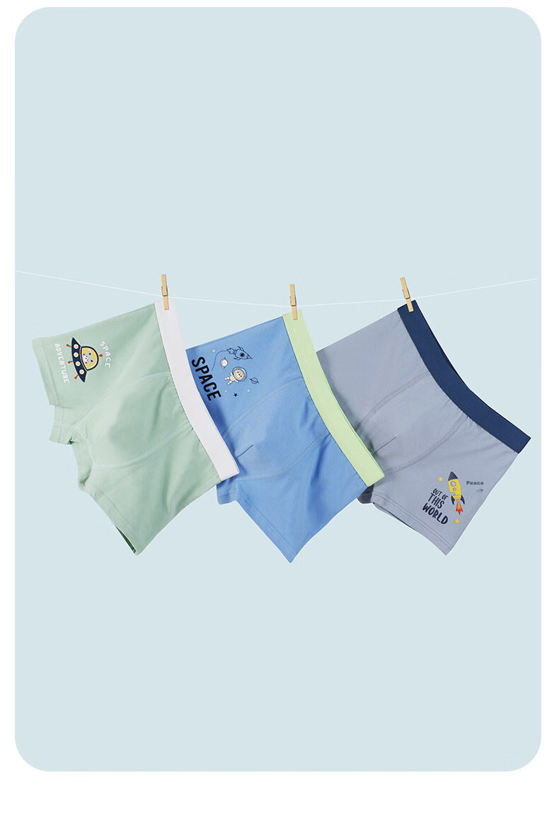 MiiOW Boys' Boxer Briefs, Class A Cotton, Youth Mid to Big Kids' Shorts, Soccer Player Design, Size 150 9