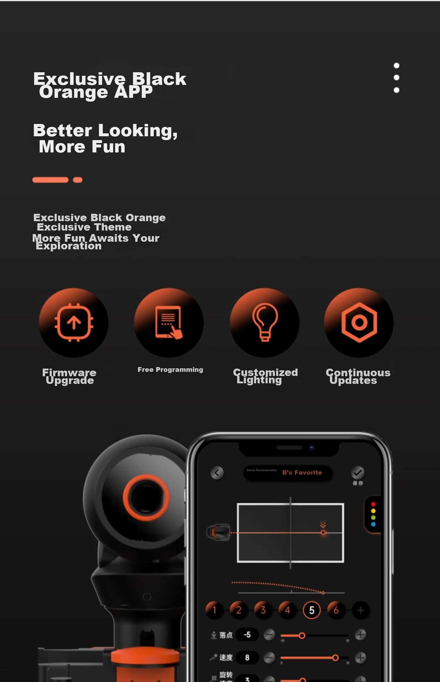 Pongbot Omni Table Tennis Robot, Home Automatic Table Tennis Training Machine, Omni Black And Orange Upgraded Versio 16