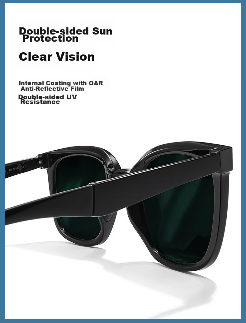 CAPONI Foldable Polarized GM Sunglasses for Men And Women, Driving UV Protection Anti-UV Sunglasses, Face-Slimming And Ultra-Light 2