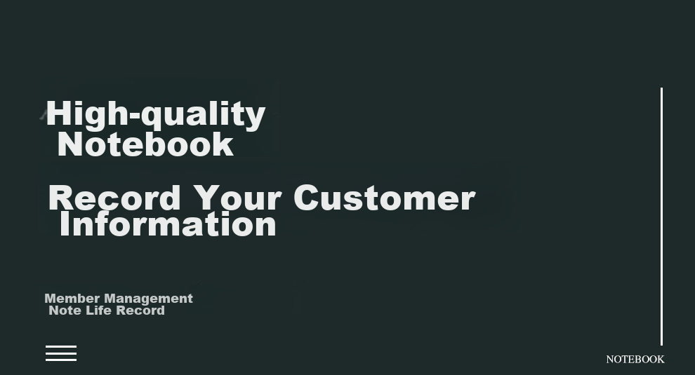 Jiaranheng Member Registration Book, Beauty Salon Customer File A4, Client Management Manual, VIP Information Registration Form, Hair Salon Manicure Eyelash Customer Record Book, Customized, Premium Light Gray 13