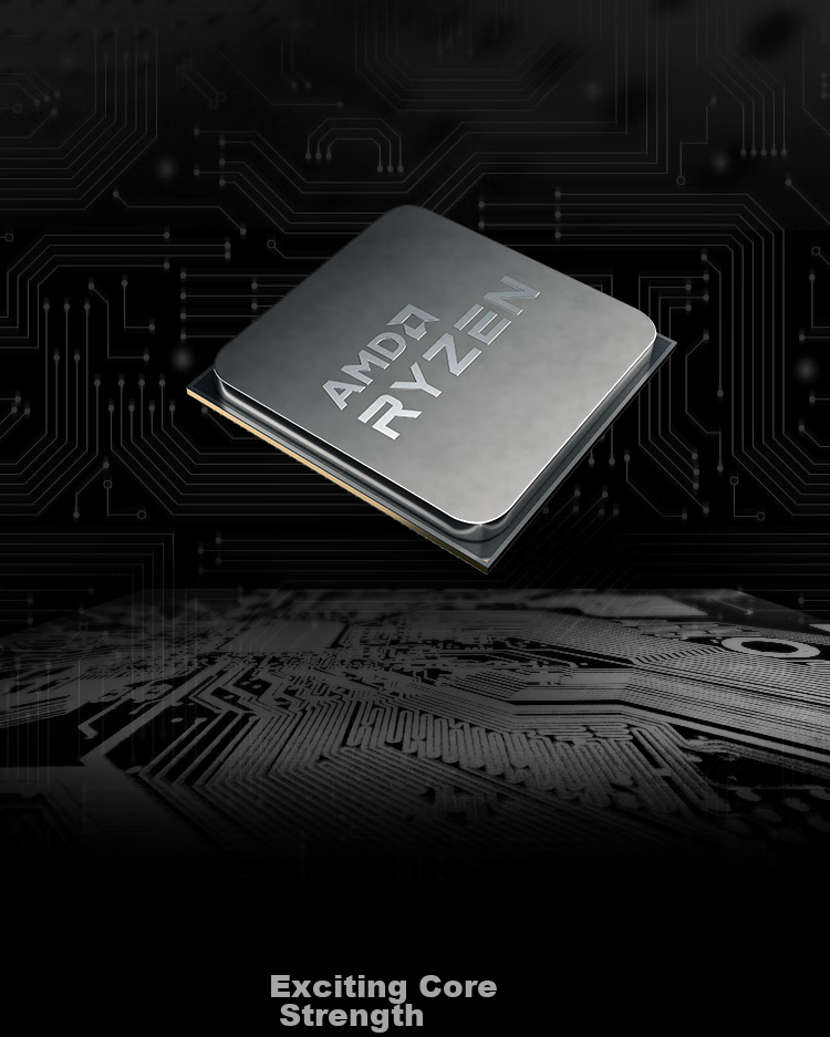 AMD Ryzen 5000 Series Ryzen 5 5500 Processor (R5) 7nm 6-Core 12-Thread Max Boost Clock up to 4.2GHz 65W AM4 Socket Boxed CPU 3