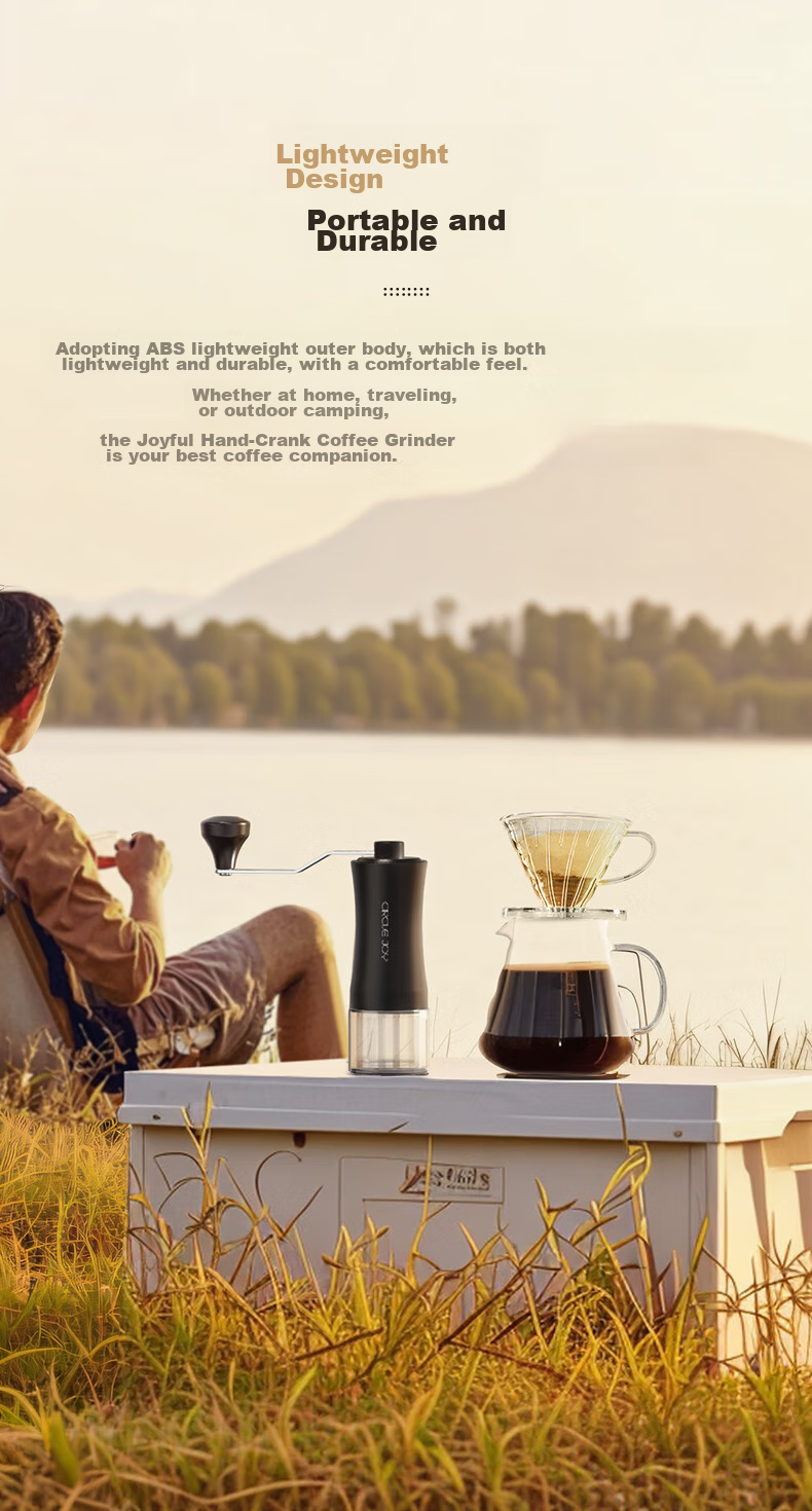 Circle Joy Pour Over Coffee Pot Gift Set Manual Coffee Grinder Hand Crank Coffee Bean Grinder Brewing Kit 7
