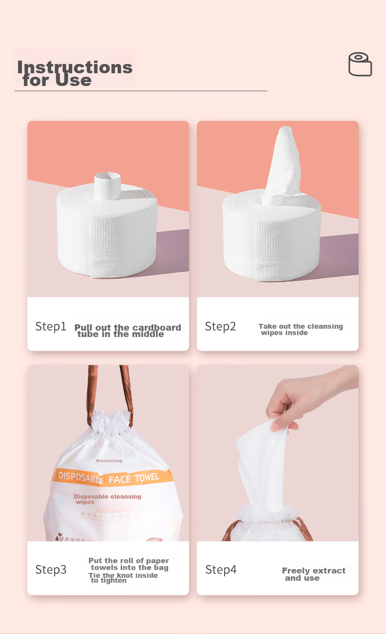 Cotton Moisture Disposable Bath Towel 5-Pack Thick Large Size [70*140cm] Individually Packaged Travel Portable Bath Towel 13