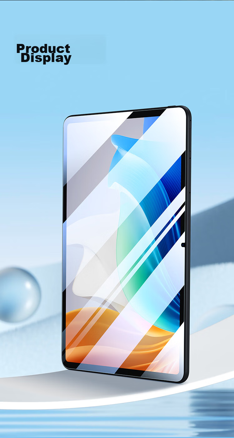BIAZE Tempered Glass Screen Protector for OPPO Pad Air2 2024 Model, 11.4-Inch Tablet Computer, HD Clear Anti-Scratch Anti-Abrasive Full Coverage Film PM212-HD 11