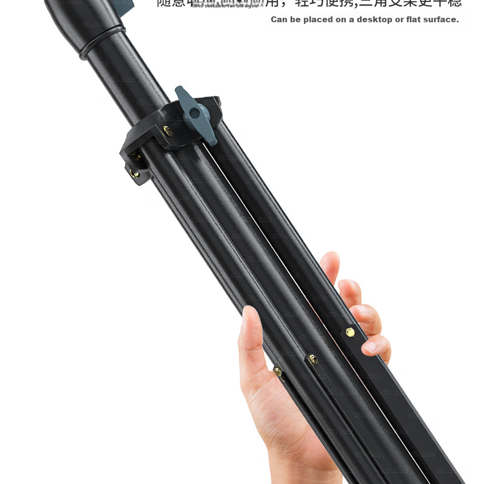 COMPCCTV Surveillance Camera Floor Stand, Indoor And Outdoor Extended Telescopic Temperature Measurement Device, Movable Tripod, Hikvision Dahua Camera Extension Pole 5