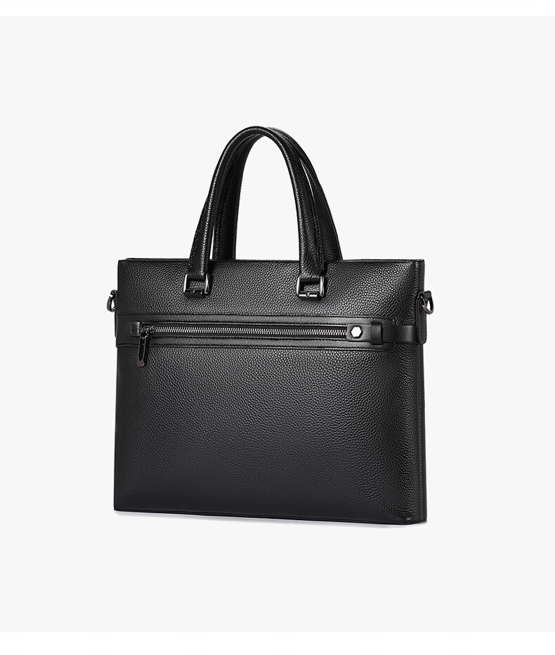 MEXICAN Men's Briefcase Genuine Top-Grain Leather Business Handbag Office Luxury 14-inch Laptop Bag 4