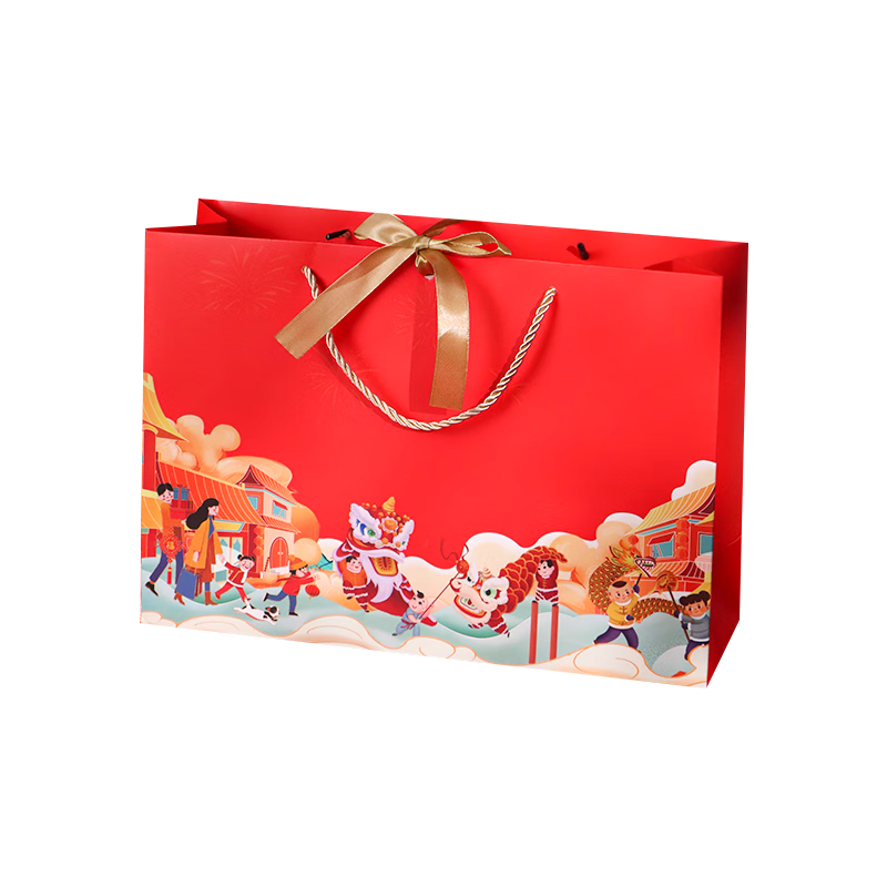 TaTanice Gift Bags, Pack of 5, Birthday Gift Bags, Holiday Favor Bags, Gift Packaging Bags, Packing Handbags