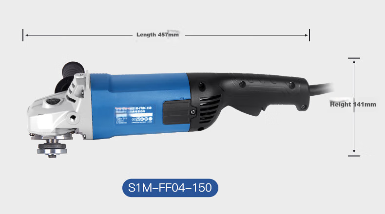 Dongcheng Angle Grinder WSM710-100, Hand Grinder, Polisher, Sander, Cutting Machine, Power Tool 16