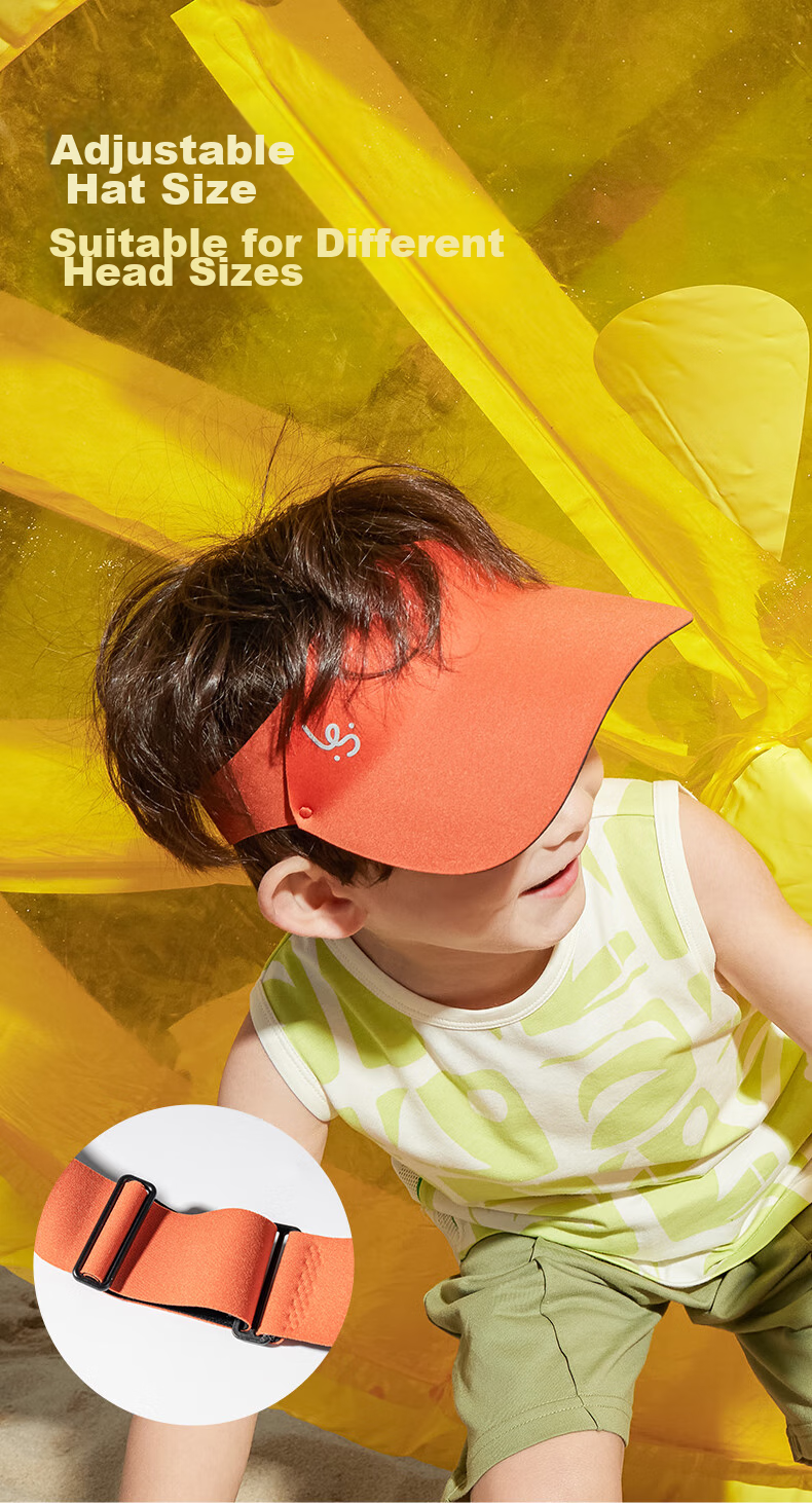 LUSN Children's Sun Protection Hat, Outdoor Sun Visor Cap, Boys And Girls Baby Infant Visor Cap, Baseball Cap Beach Hat 14