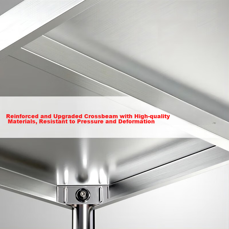 Yiman Kitchen Storage Rack, Thickened Stainless Steel, Microwave Oven And Oven Storage Shelf