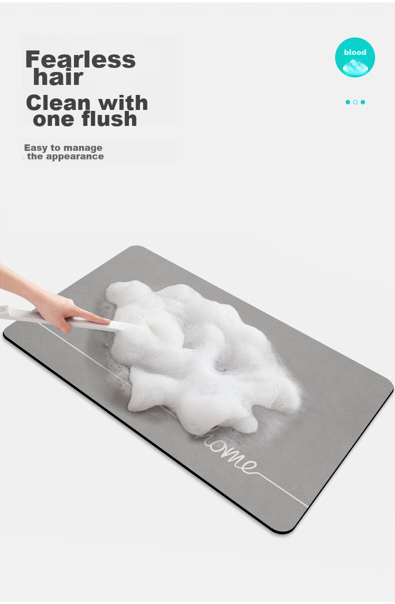 Dajiang Bathroom Mat, Absorbent Floor Mat for Washroom And Toilet, Non-Slip Mat for Bathroom, 40x60cm 10