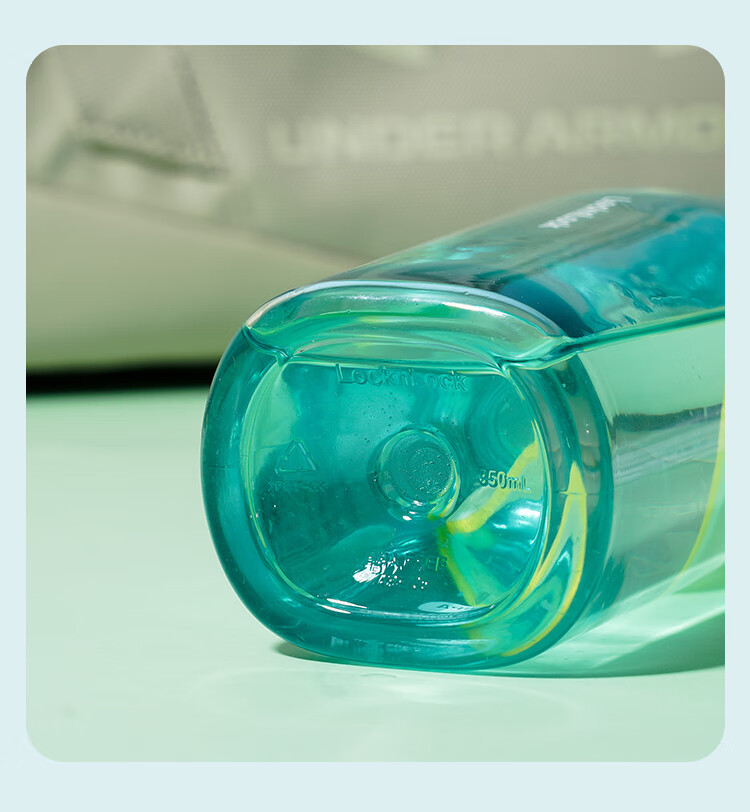 LOCK&LOCK Summer Sports Water Bottle, Simple Plastic Cup, Outdoor Portable Water Bottle, for Men And Women Students, White, 750ML 8