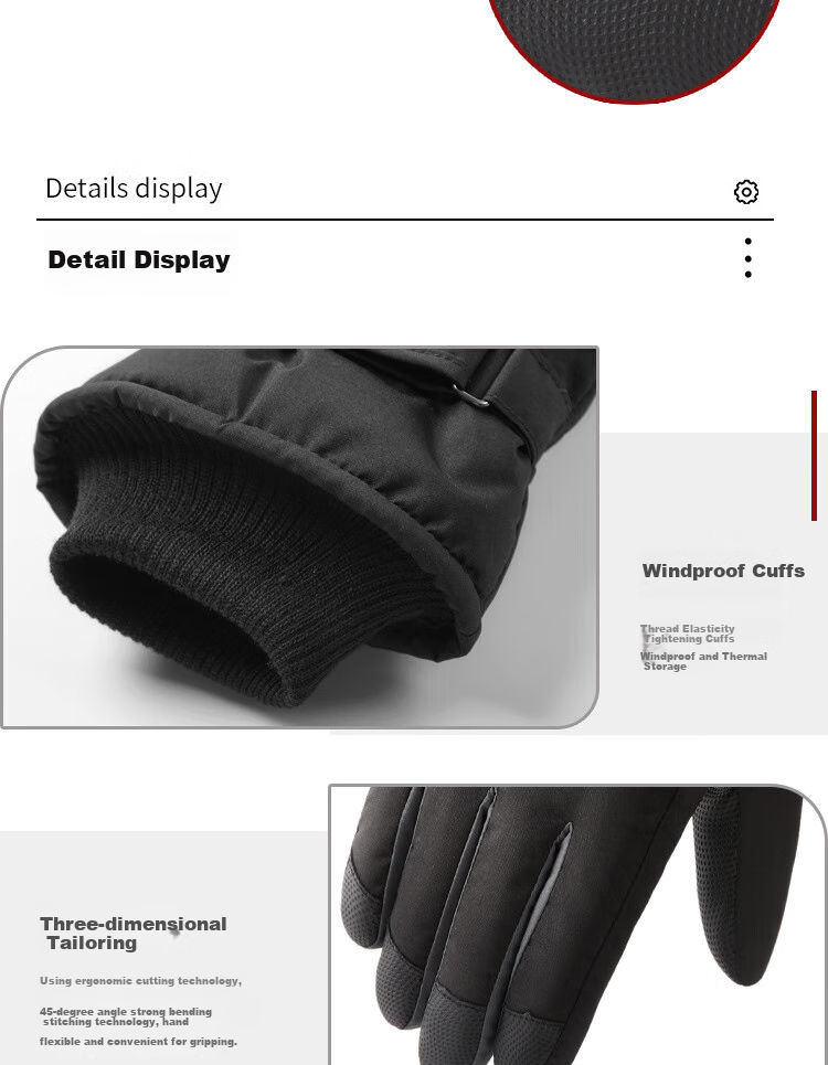 BWNK Motorcycle Gloves for Men And Women, Anti-Fall Windproof Riding Gloves, Outdoor Equipment, All-Season Universal Anti-Fall Touchscreen Compatible 9