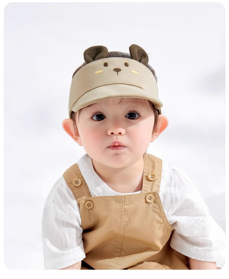 Niduoxiong Children's Sun Protection Hat, Visor Cap for Boys And Girls, Breathable Baby Hat, Sun Hat, UV Protectio 14