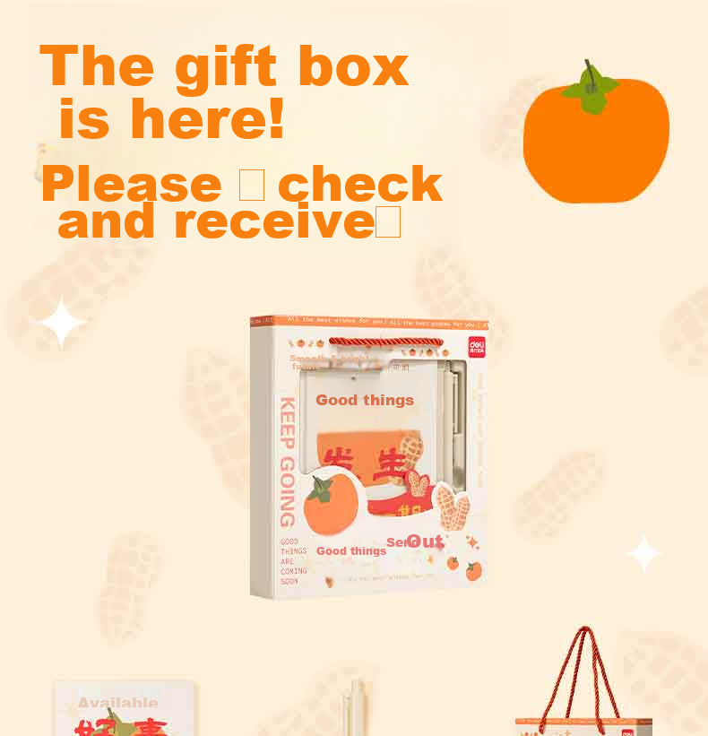 Deli Notebook Gift Box, Good Things Happen Journal Notebook Gift Set, Birthday Gift, Graduation Season SZ079 3