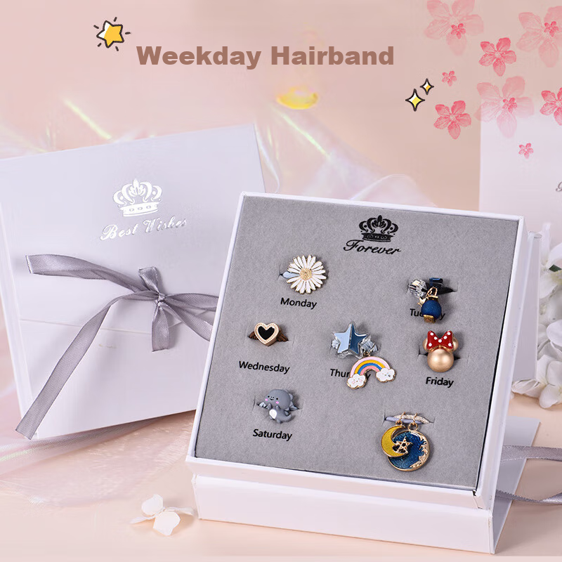 Dijing Hair Ties for Women, High-End 2026 Style, Elastic Hair Bands, Non-Damaging Hair Ties, Birthday Gift 1