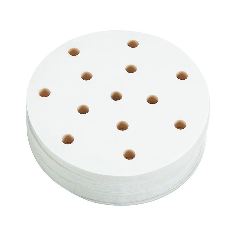 MAXCOOK Steamer Paper, Bun Liner Paper, Steamed Bun Paper, Steamed Mantou Paper, Disposable, 100 Sheets, Diameter 30cm, MCPJ4292