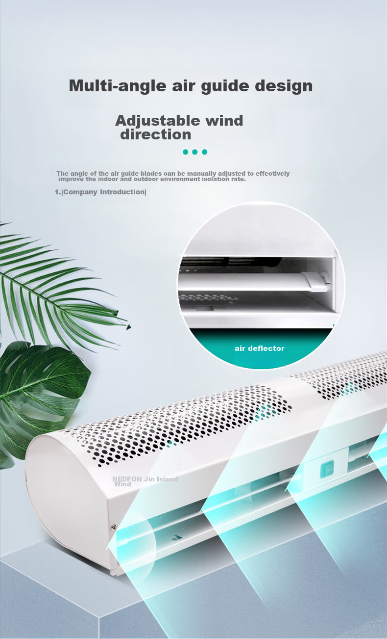 Nedfon Natural Wind, Cross Flow Air Curtain Machine for Commercial Use, 1.2-Meter Blower, Air Barrier Wall-Mounted Air Curtain FM3012-A 10