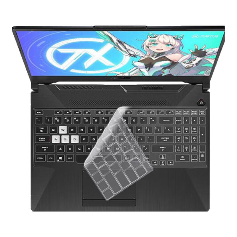 JPLAYER Keyboard Protector for ASUS TUF Gaming A15/A17/ROG Strix G15/G17/ROG Strix B15/B15 Plus Laptops, High Transparency Ultra-Thin Invisible Film