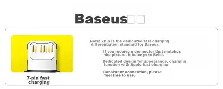 Baseus Apple Data Cable, PD Fast Charging Cable, 20W Charging Cable, Suitable for IPhone14/13/12ProMax/xs Phones, Car Charger with Night Light, Braided Extended, 2 Meters Black 1