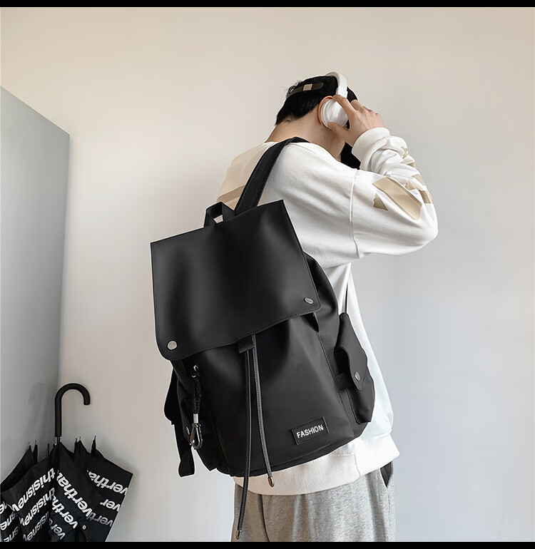 Viney Backpack for Men And Women, Japanese-Style Trendy Brand Large Capacity Casual Travel Bag Cool Schoolbag for Middle School And College Students 10