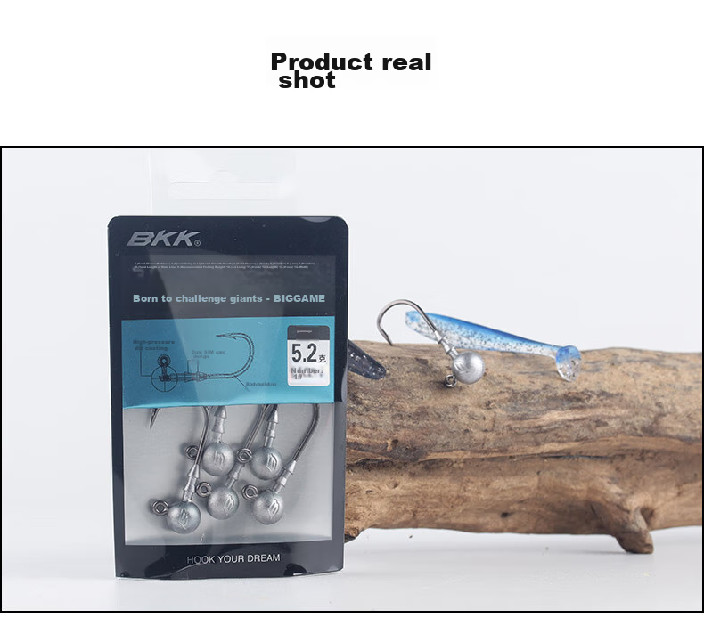 BKK Lure Lead Jig Head Reinforced Version for Light Sea Lure Fishing for Mandarin Fish And Bass 9088 8