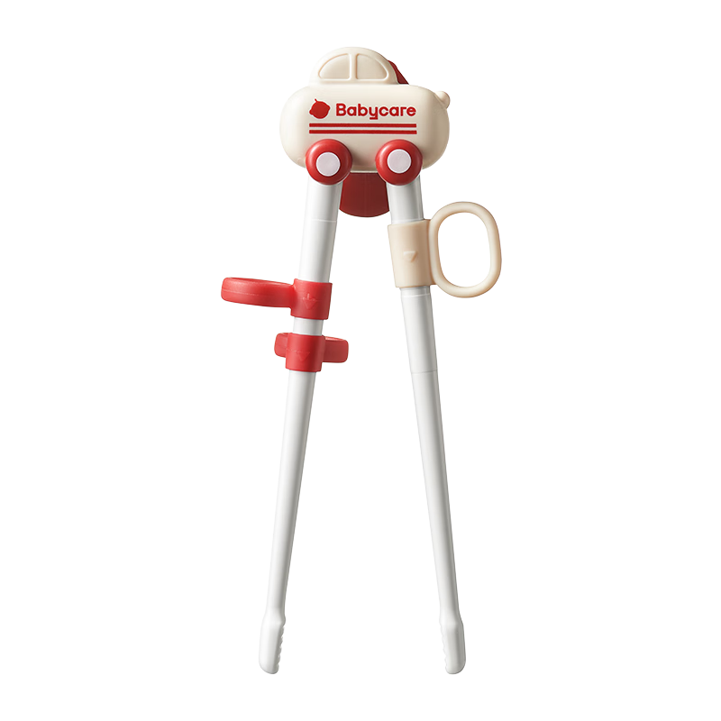 Babycare Children's Chopsticks, Training Chopsticks with Automatic Rebound, Learning Chopsticks, Baby Chopsticks, Tiger Mouth Training Chopsticks, Practice Chopsticks, Single Chopsticks, Beige