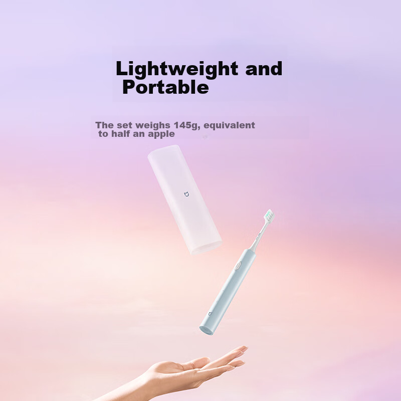 Xiaomi Mijia Electric Toothbrush T200C, набор с двумя насадками, звуковая зубная щетка для взрослых и студентов, защита десен, подарок на Новый год и День Святого Валентина