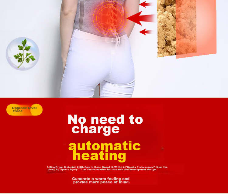 Bejirog Herbal Waist Support Belt for Herniated Disc, Summer Cold Prevention, Sleeping Aid, Unisex, XL Size 9