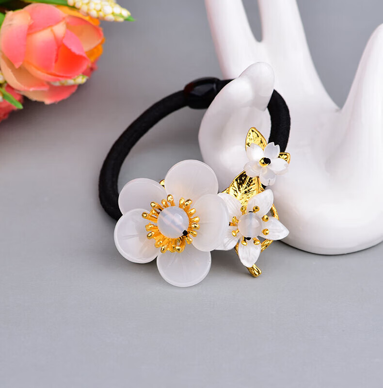 Gunai Simple Hair Ties, Elastic Bands, Hair Accessories for Women, New Cute Style on Instagram, Goddess Day And New Year Gift for Girls 4