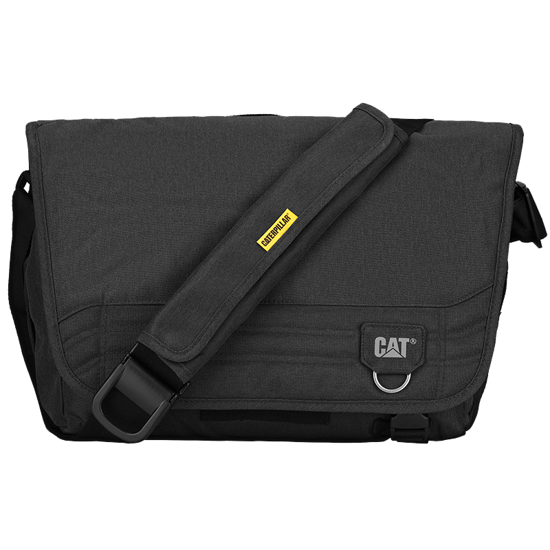 CAT Shoulder Crossbody Bag, Laptop Bag, 15/16 Inch Briefcase for Men, Black, 83607