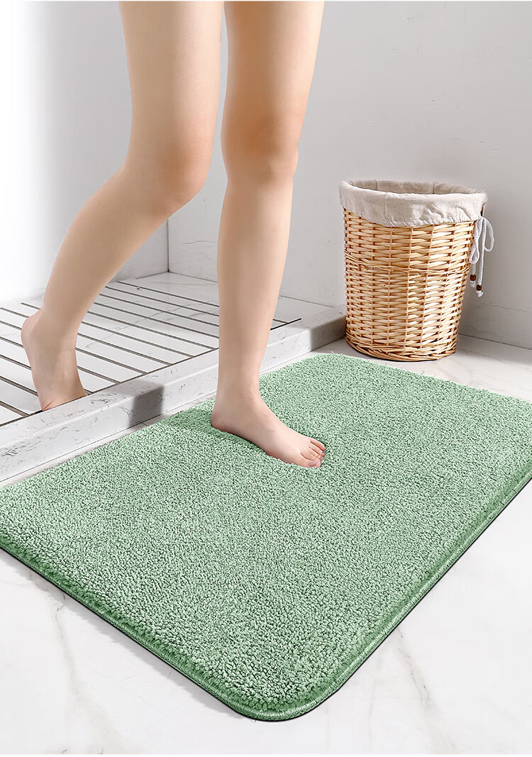 Dajiang Bathroom Mat, Entrance Doormat, Absorbent Mat for Toilet, Non-Slip Floor Mat for Bathroom, 50x80cm 12