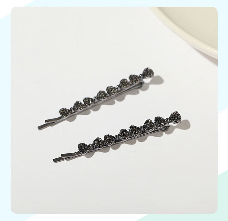 CHIMERA 2 Stylish Barrettes with Rhinestones And Bow Hair Clips for Bangs And Side Hair, Women's Birthday Gift Hair Accessories 16