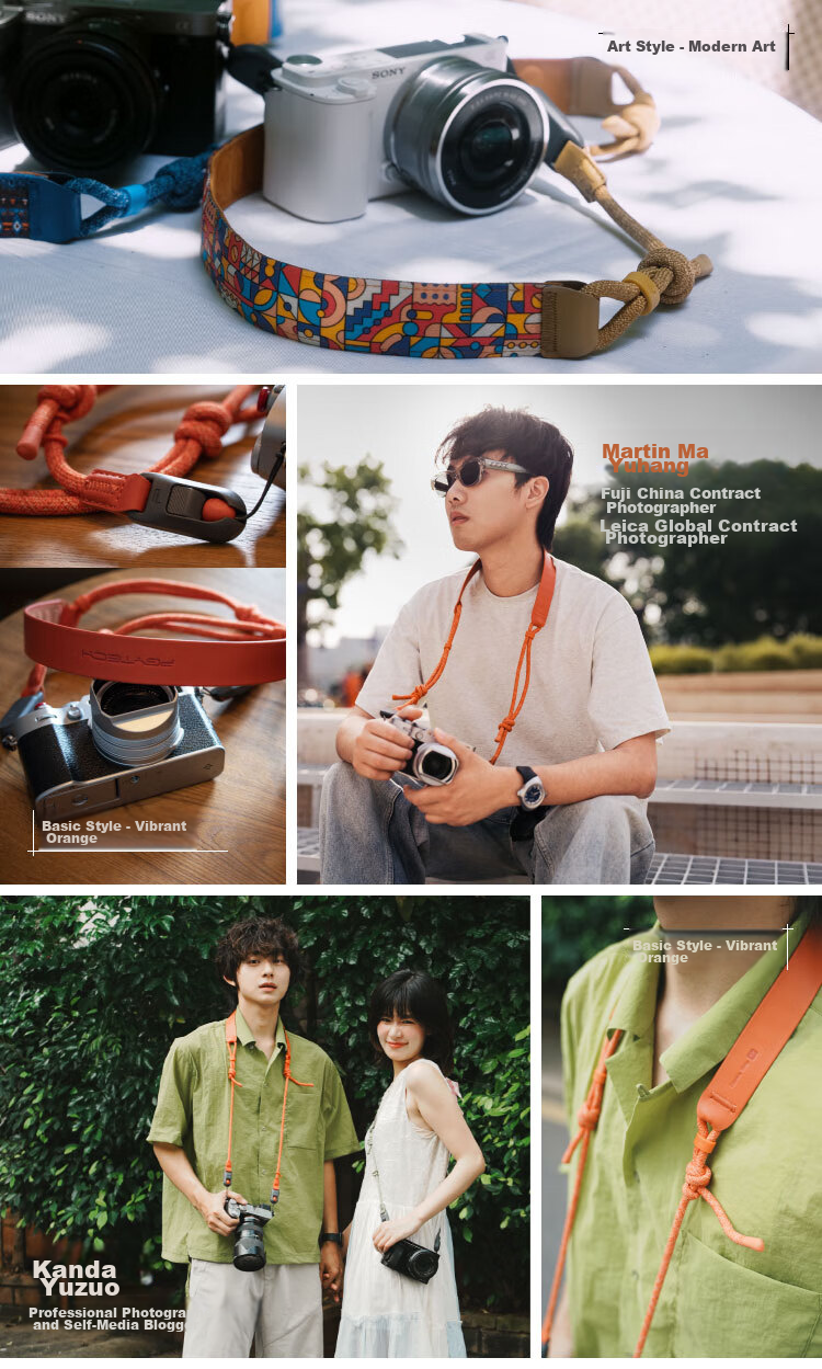 PGYTECH Camera Shoulder Strap, Air Quick-Release DSLR Shoulder Strap, Nikon Z5 Fuji XT30 Camera Strap, Canon G7X2 Sony ZV-E10 Camera Strap, Bohemian Style, Size L 3