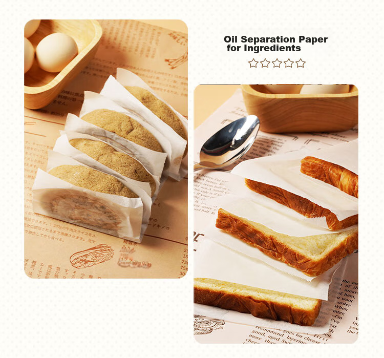 MIAOJIE Cooking Paper, Baking And Barbecue Oven Oil-Absorbing Paper, Silicone Paper for Microwave Oven And Air Fryer, Suitable for 30cm*5m 12