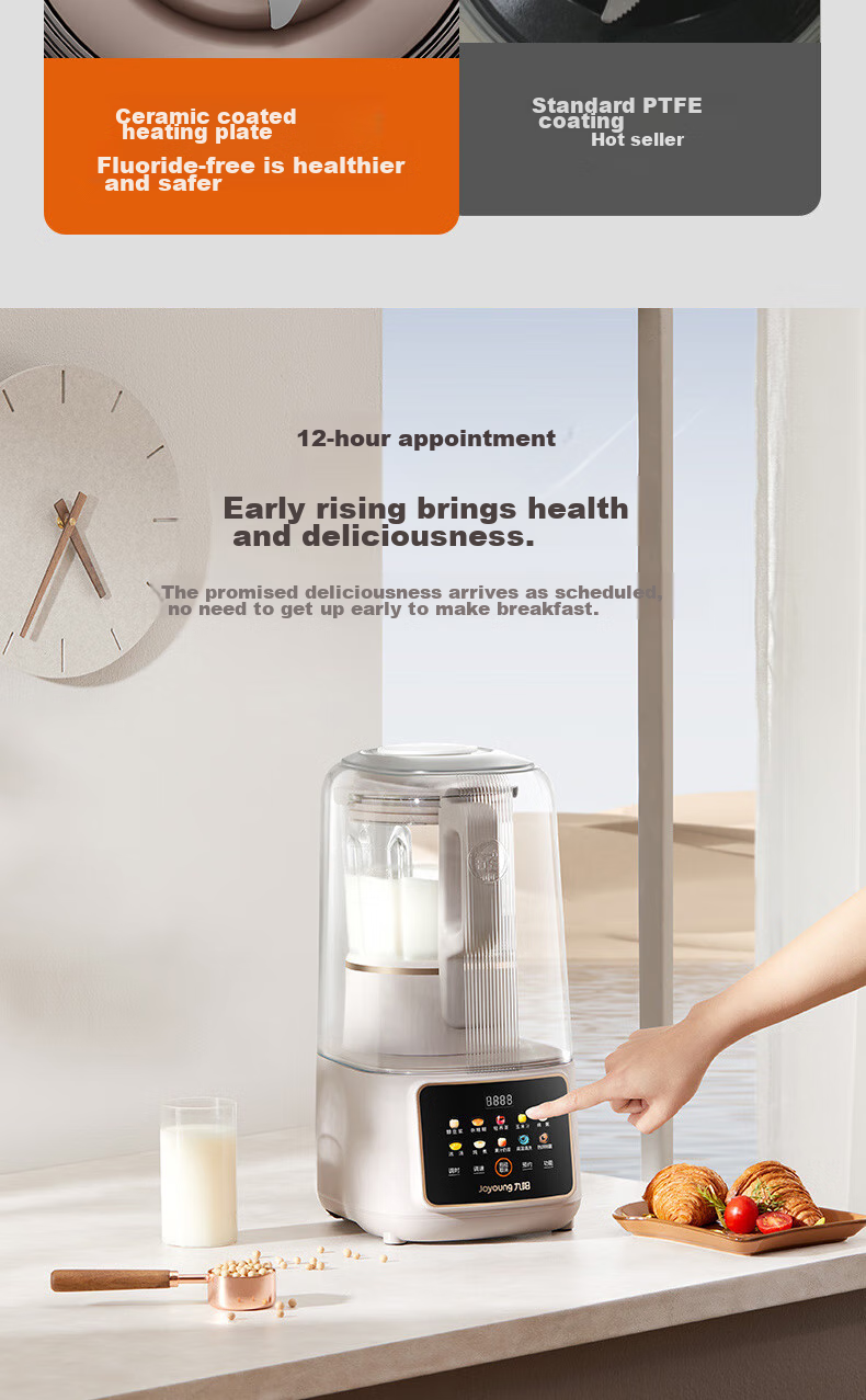 Joyoung JD-172 Multi-Functional High-Speed Blender And Juicer, 1.5L Quiet Operation, Versatile Cold And Hot Dual-Function Juicing Machine L15-P688 32