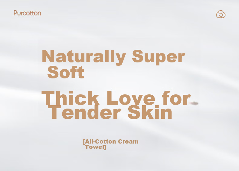 PurCotton Cream Face Towels, 20 Sheets Per Pack, Extra Thick Hanging Pure Cotton Soft Towels, Travel Size Portable Small Pack, 20*20CM 1