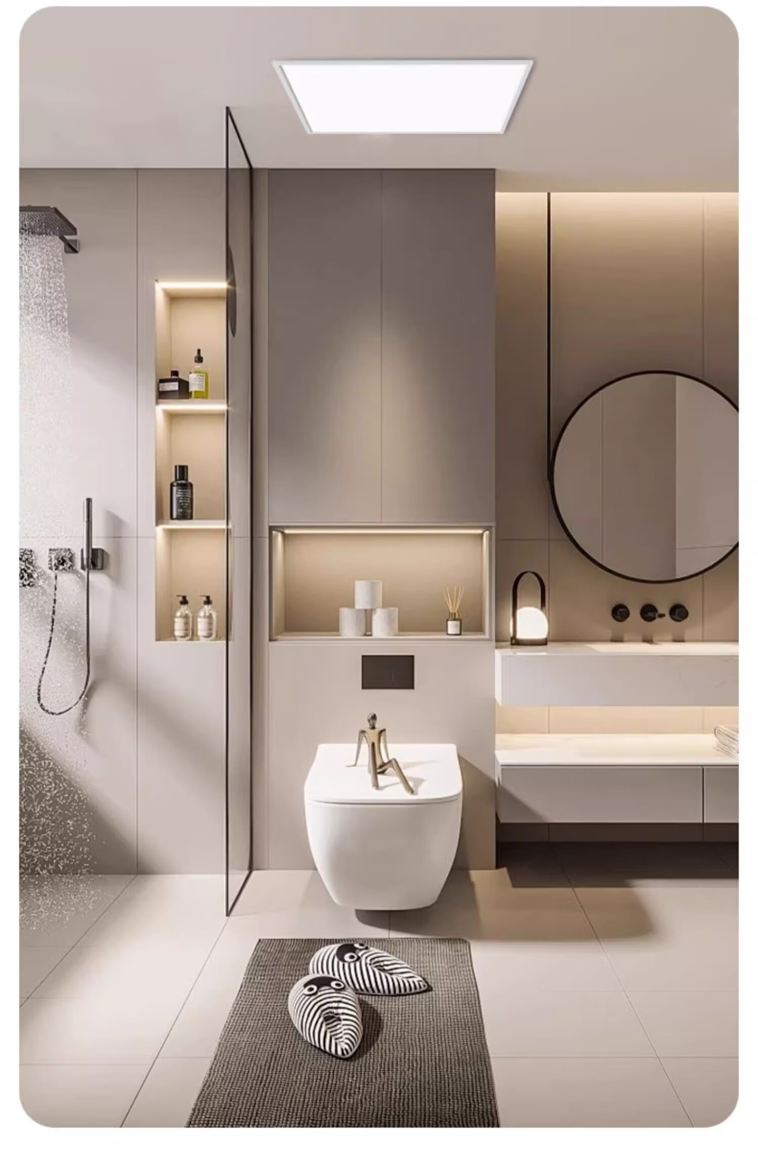 Fanyao LED Panel Light Spring Clip Recessed Panel Kitchen Bathroom Gypsum Board Integrated Ceiling Light 29