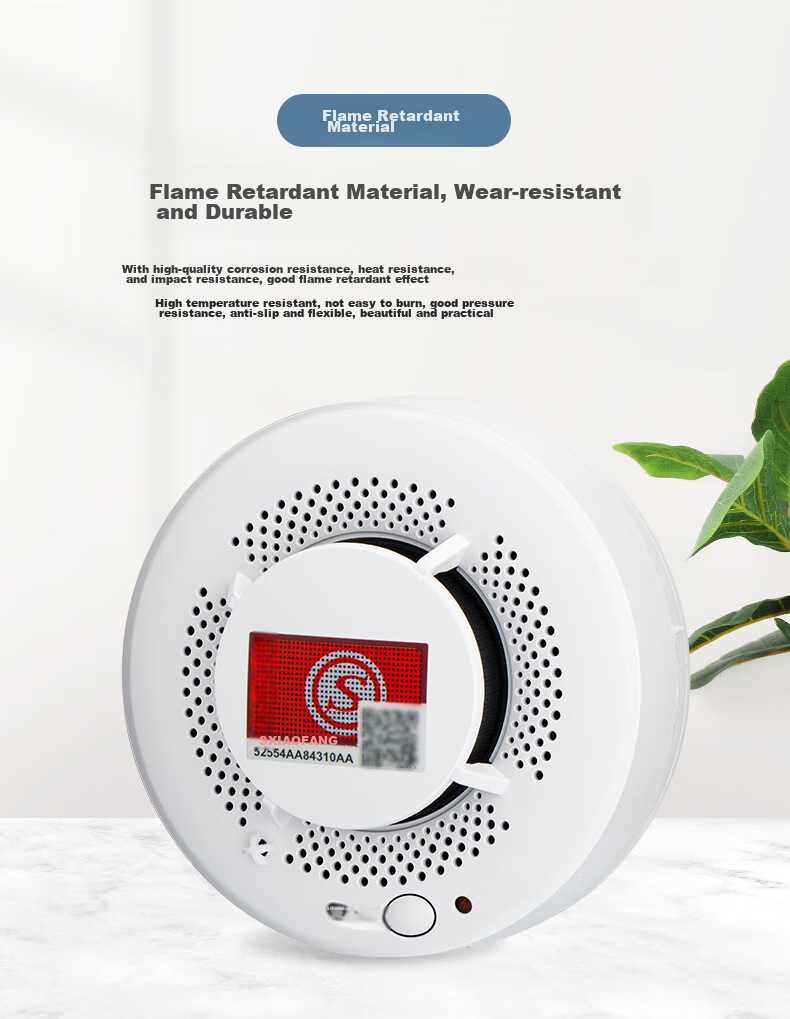 LFang PS-818 WIFI Smoke Alarm, Fire Safety 3C Certified, Fire And Smoke Temperature Alarm, Home Remote Warning System 12