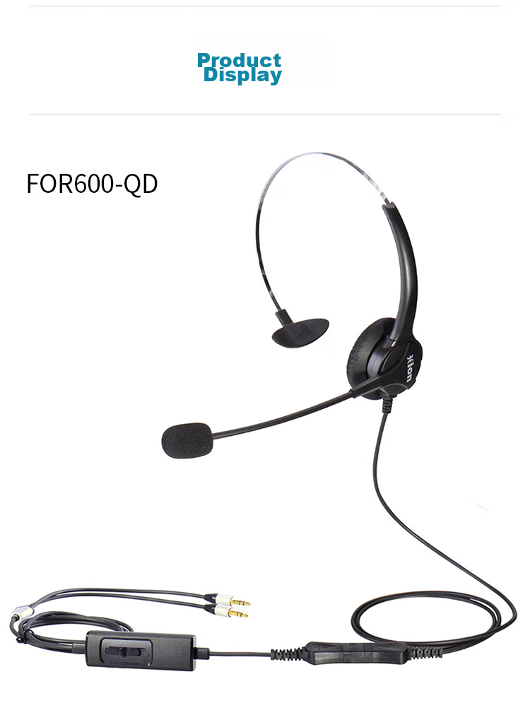 HION FOR600 Headset for Call Center Agents, Customer Service, Telemarketing Headphones - Dual Plug + Volume Control + Mute Function (B5.1) 10