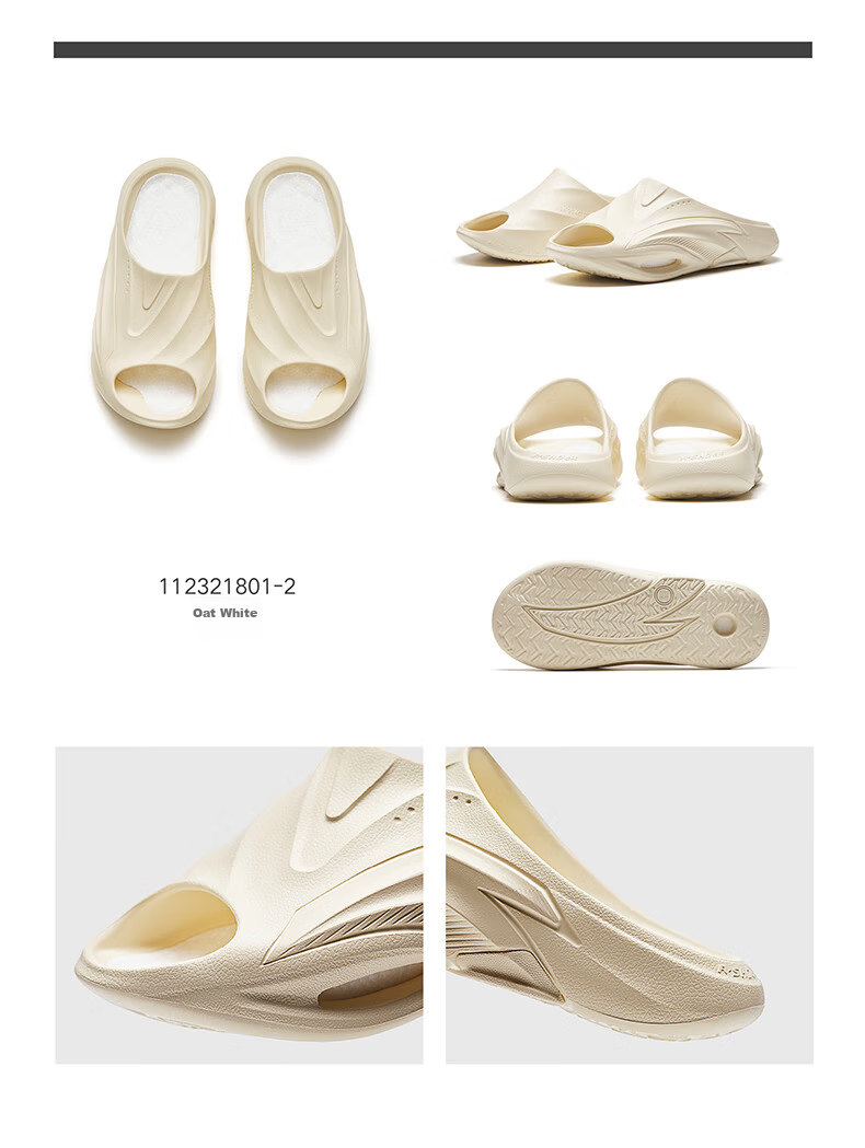 Anta Nitrogen Bubble Slippers Beach Sandals Men's Indoor Lightweight Soft Sole Outdoor Casual Basketball Slides 47