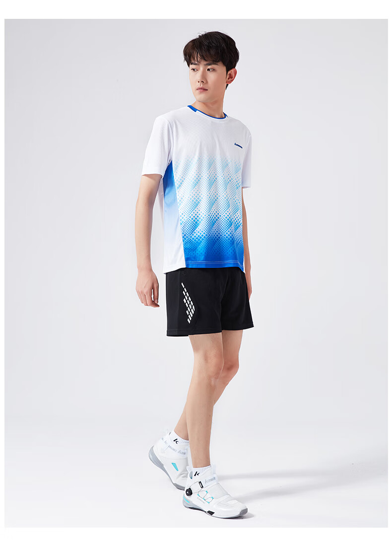 KAWASAKI Clearance Sale Professional Badminton Shirt, Women's Sports Short-Sleeve T-Shirt, Quick-Dry K2013, White, M 9