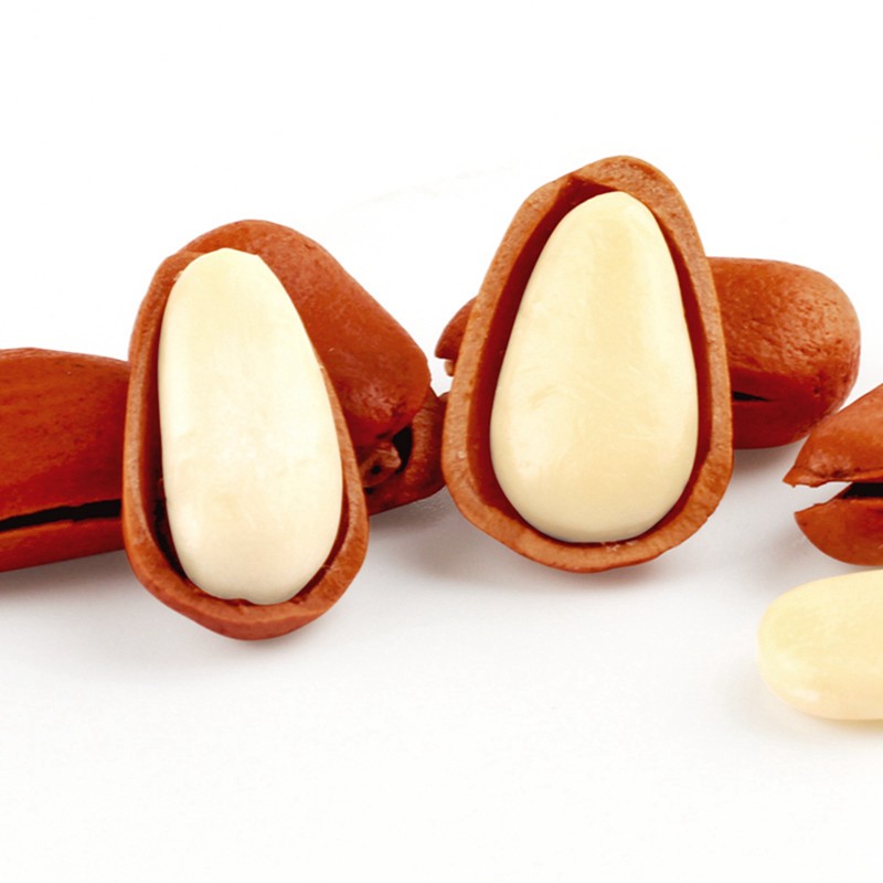 新边界 挚甄挚爱开口松子400g 原味手剥东北松子红休闲零食坚果小吃