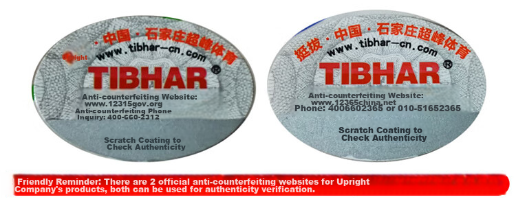 TIBHAR Hybrid Blue K1 PLUS Table Tennis Rubber, Imported Sticky Rubber, Red MAX 11