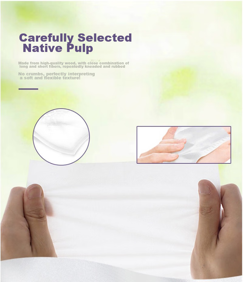 May Flower Facial Tissues, 3-Ply, 120 Sheets*20 Packs, M Size, Soft And Thick Skin-Friendly Tissues, Bulk Pack 5